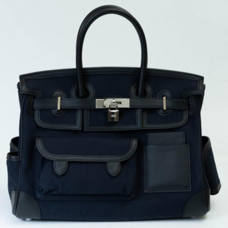 Hermes Birkin 35 Cargo Bag Black